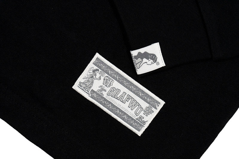 GRAF&WU Roy Pop Art Graphic Loose Cotton Long Sleeve Tee