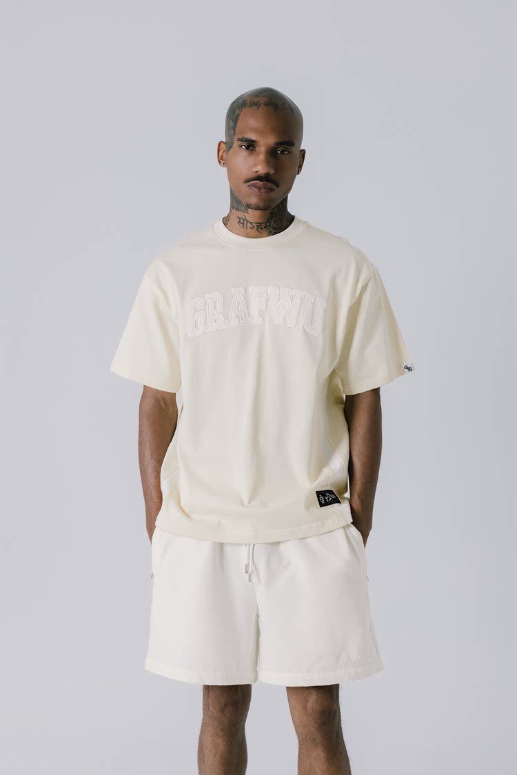 GRAF&WU Brand Letter Fashion Streetwear T-shirt