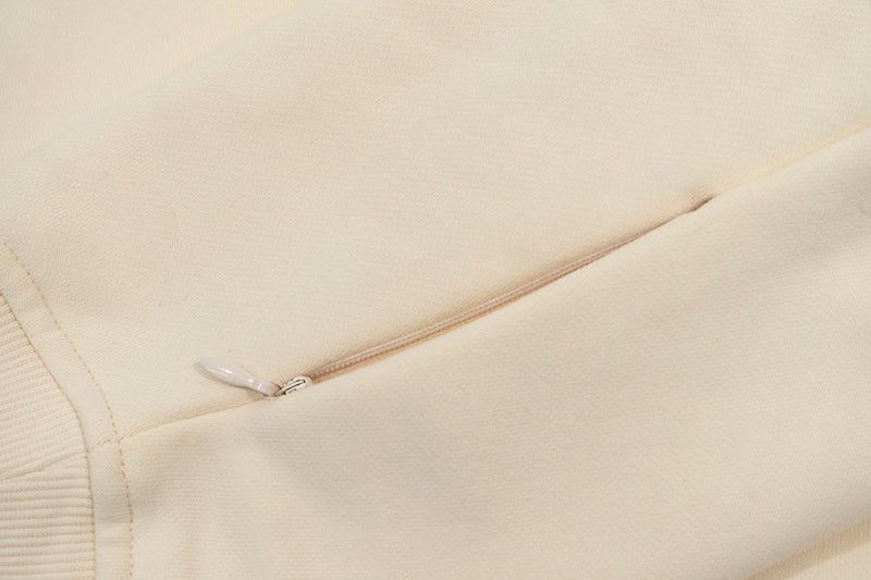 GRAF&WU Green Snake Cute Ghost Green Mink Fleece Thick Zip-up Hoodie