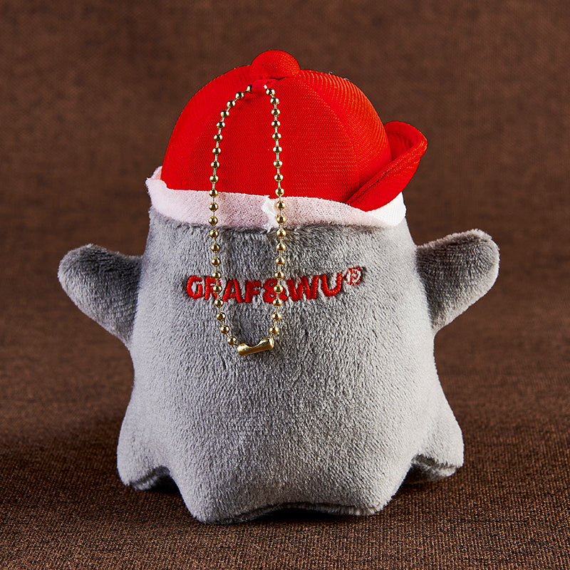 GRAF&WU Old School BooGhost2.0 Rapper Trendy Doll Bag Charm