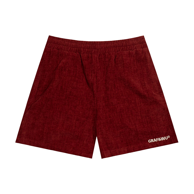 GRAFWU Flannel Fabric Comfortable Men Shorts