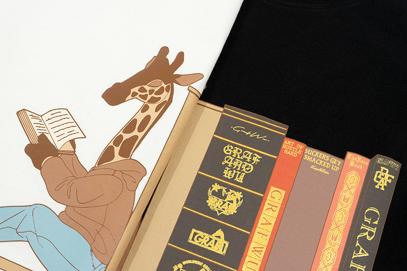 GRAF&WU EricB&Rakim Knowledge Giraffe Graphic T-Shirt