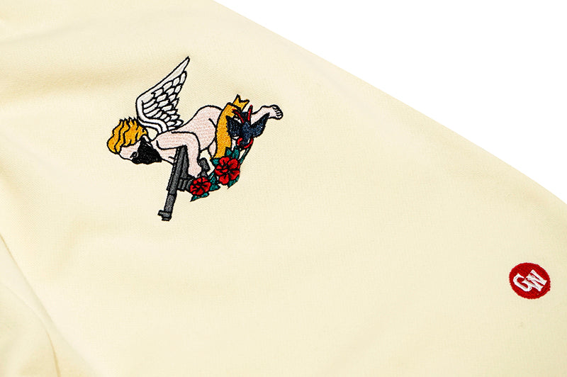 GRAF&WU Angel Goddess Ice Cream Vintage Women Casual Trousers