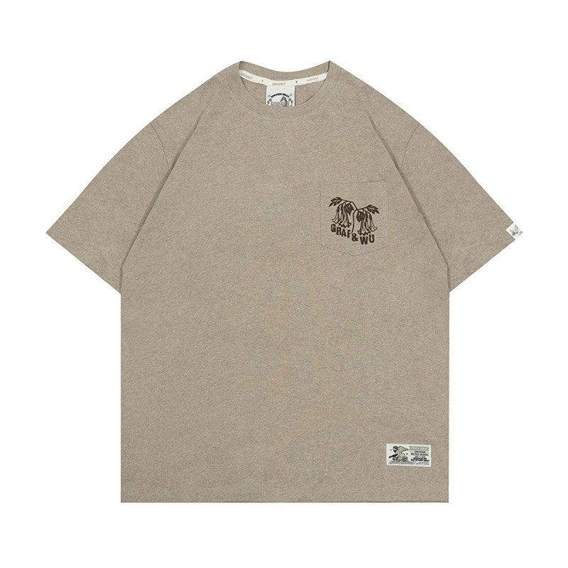 GRAF&WU Jungle Monstera giraffe Fshion Design T-shirt