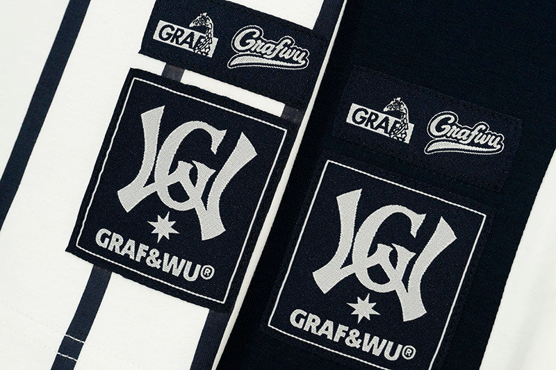 GRAF&WU Baseball League Style Sports Patchwork Design T-shirts