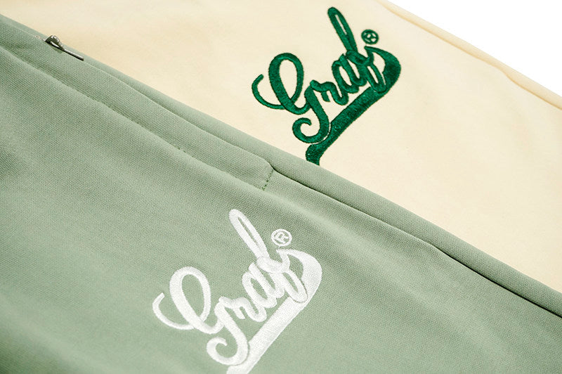 GRAF&WU Embroidered Letter Slim-Fit Lightweight Sweatpants
