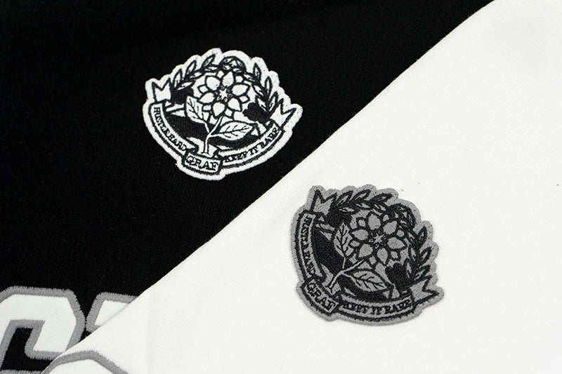 GRAF&WU Bloke Core Style Fashion Embroidered Long-sleeves Shirt