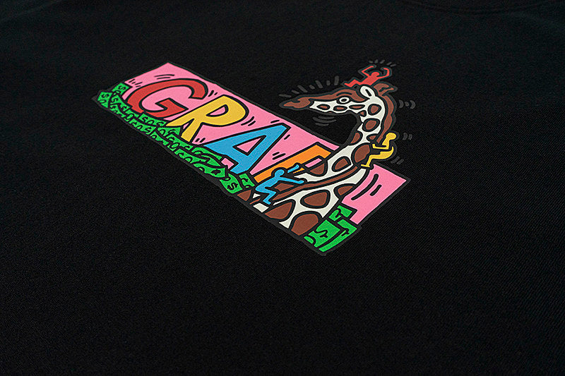 GRAF&WU Tribute Keith Haring Pop Art Cartoon T-shirt