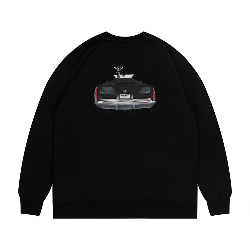 GRAF&WU Giraffe Classic Convertible Fleece Crew Neck Sweatshirt