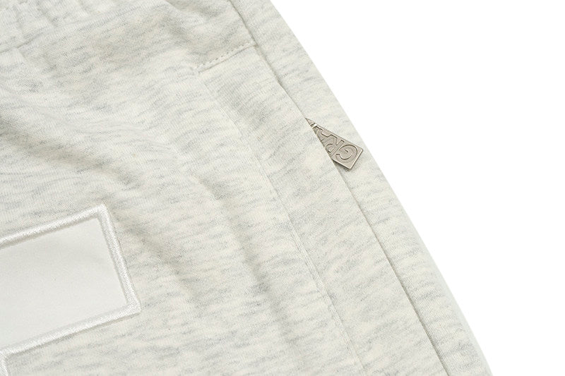 GRAF&WU Letter Embroidered Streetwear Loose Sports Shorts
