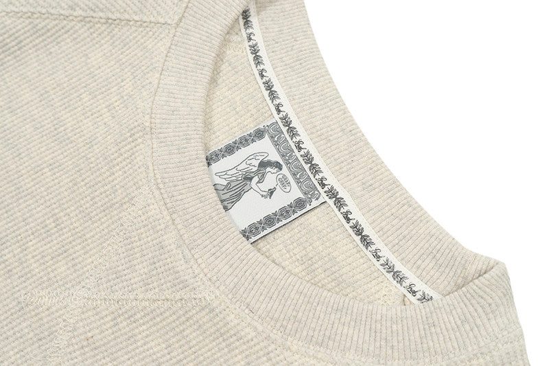 GRAF&WU AK47 Angel Barn Style Printed Cotton Long-Sleeve T-Shirt