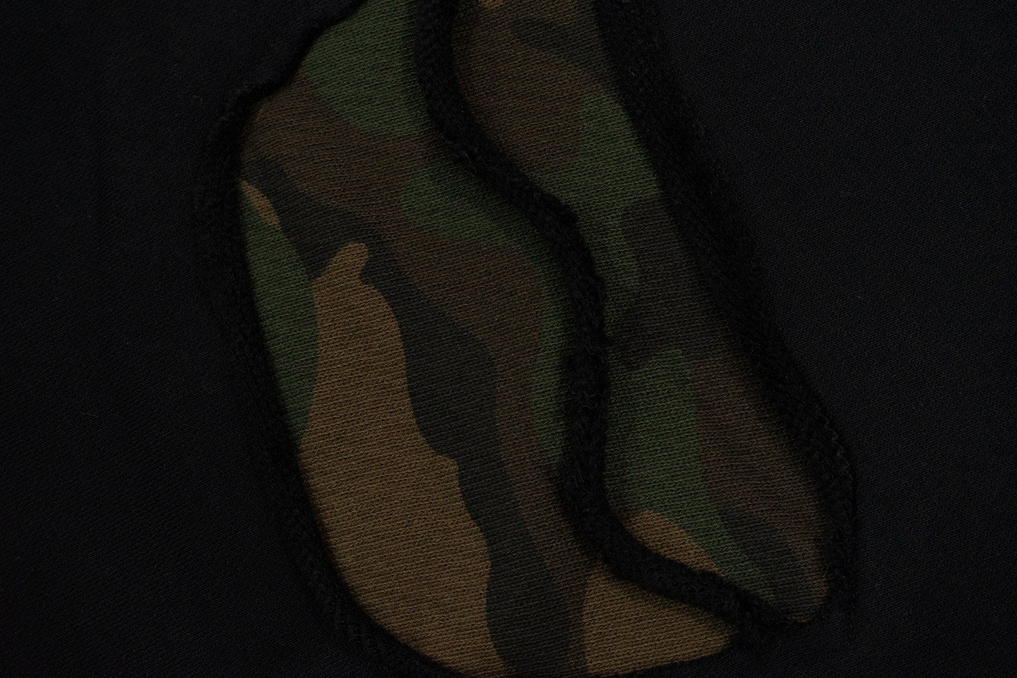 GRAF&WU Camouflage Giraffe Ripped Fleece Sweatpants | Distressed Streetwear Joggers