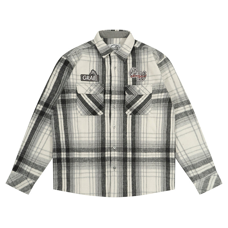 GRAF&WU Brand Keep It Real Embroidered Streetwear Fashion Shirt