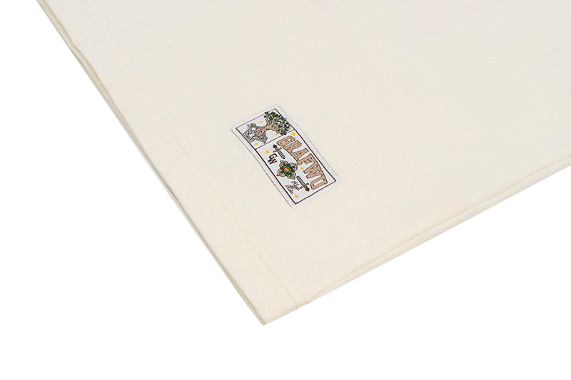 GRAF&WU Fold Paper Giraffe Printed Cotton T-shirt