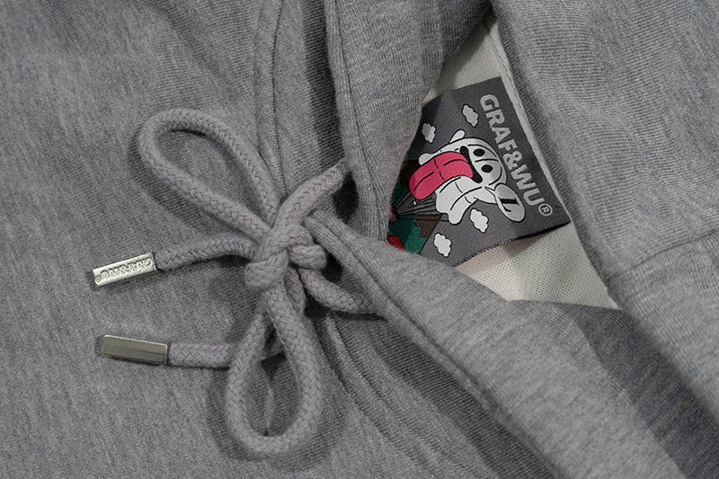 GRAF&WU Five Elements Origin 12 Elements Cute Ghosts Wool Hoodie