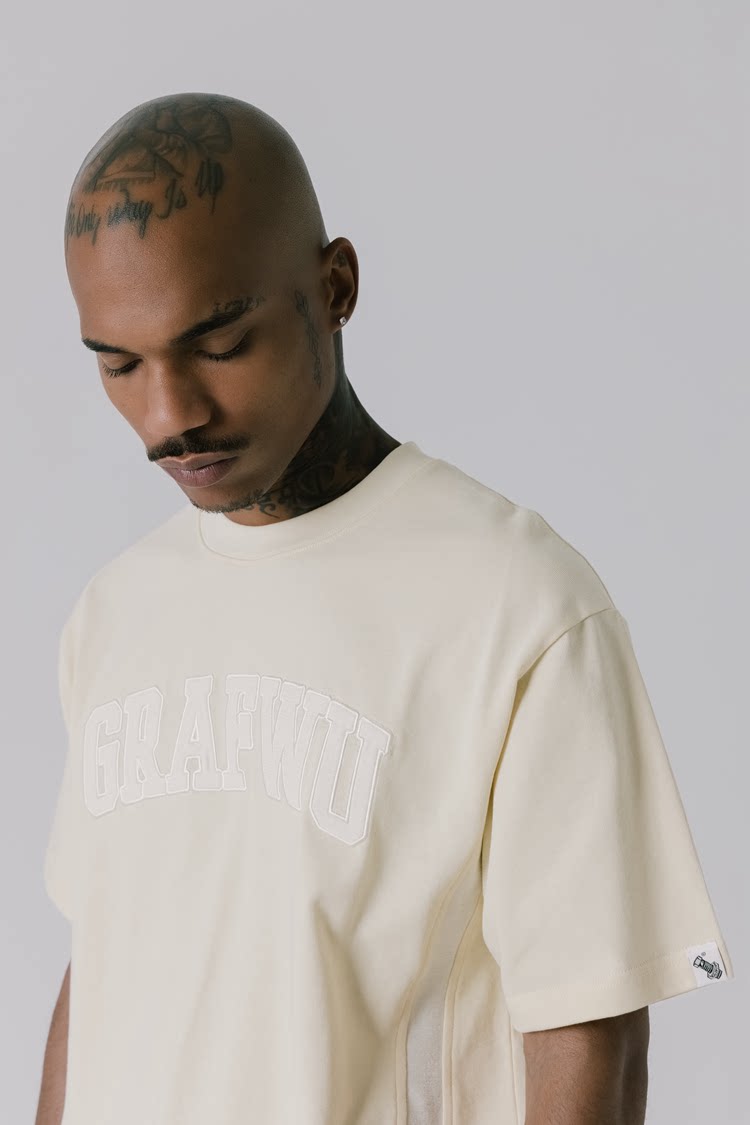GRAF&WU Brand Letter Fashion Streetwear T-shirt