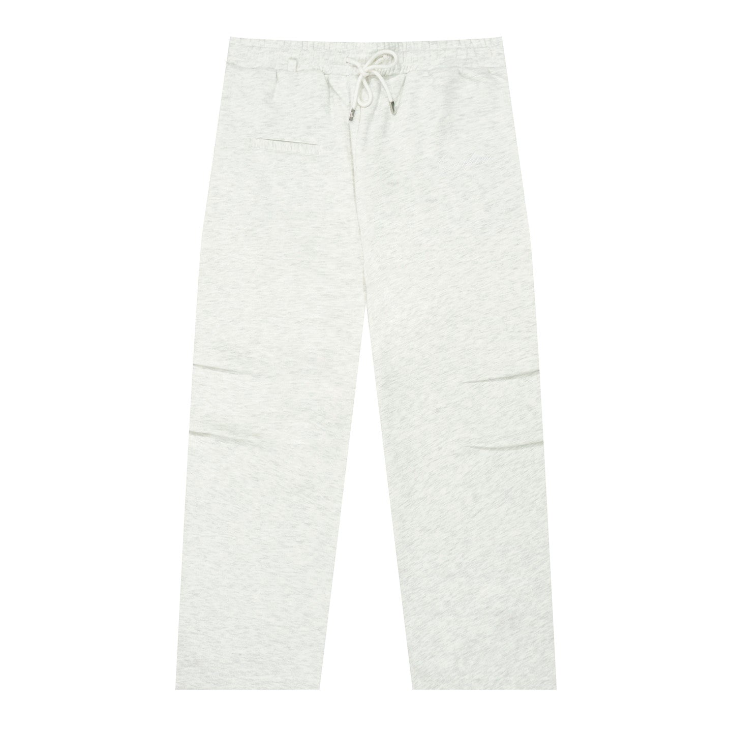 GRAF&WU Brand Letter Embroidered Loose Fleece Sweatpants