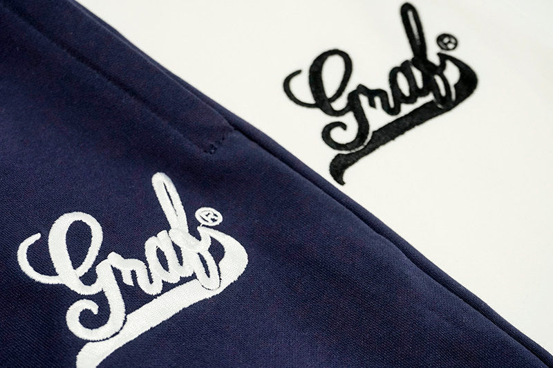 GRAF&WU Embroidered Letter Slim-Fit Lightweight Sweatpants