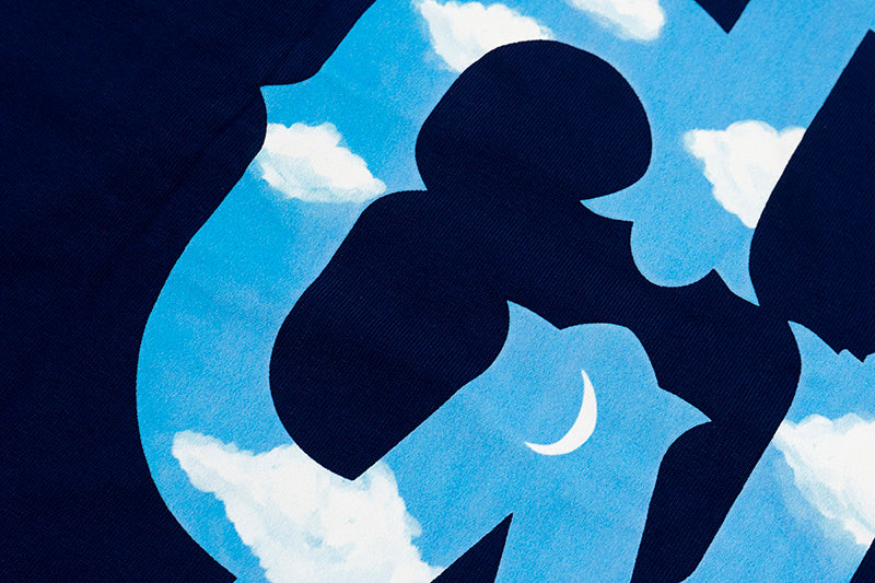 GRAF&WU Tribute Artist Magritte Sky 100% Cotton Long-sleeved Shirt