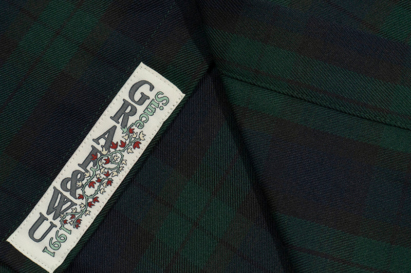 GRAG&WU Curved Letter Patch Embroidery Street Sport Shirt