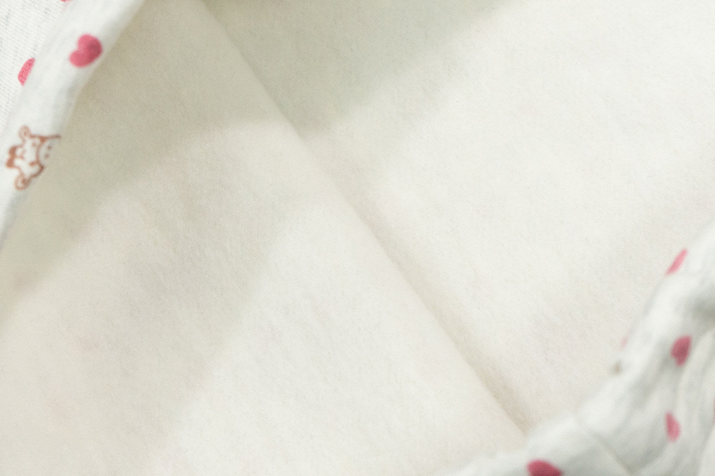 GRAF&WU Lovely Heart Giraffe Cream Fleece Pants