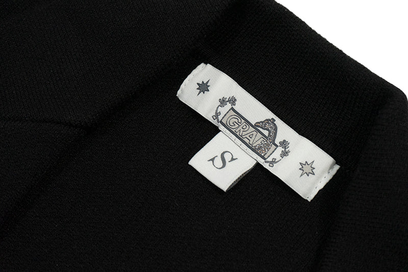 GRAF&WU Jacket Streetwear Brand Embroidered Knitted Suit Coat