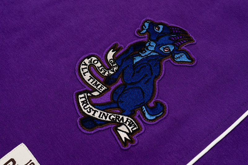 GRAFWU Devil Black Cat Two-Headed Sheep Embroidery Basketball Vest