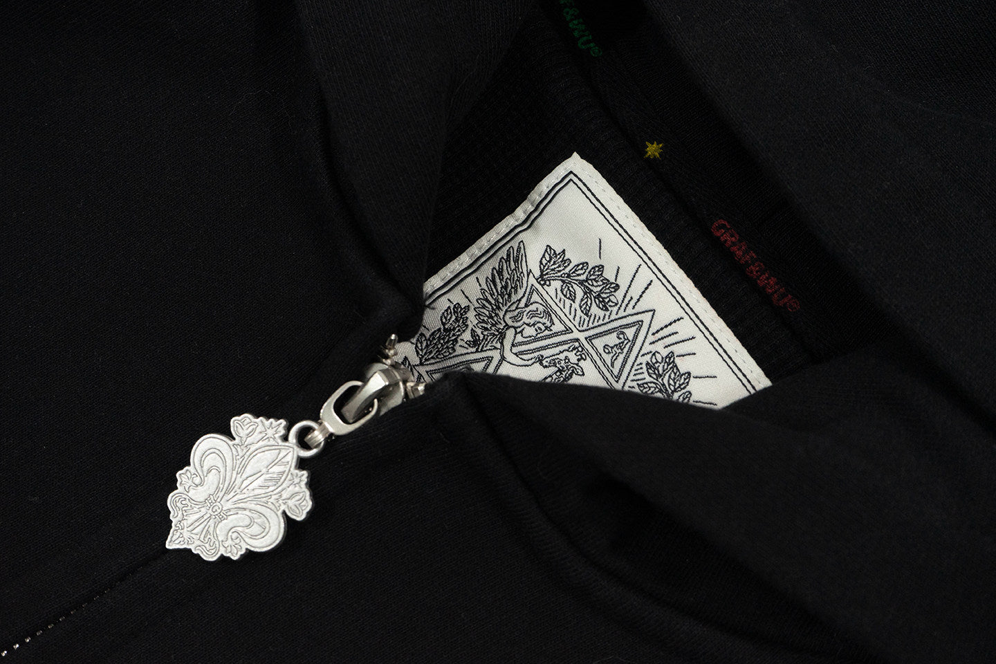 GRAF&WU Grunge Graphic Aesthetic Streetwear Zip-Up Hoodie