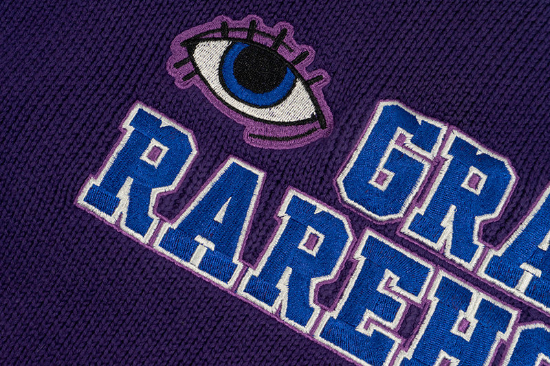 GRAF&WU Devil Two-Headed Sheep Emblem Knitted Sweater