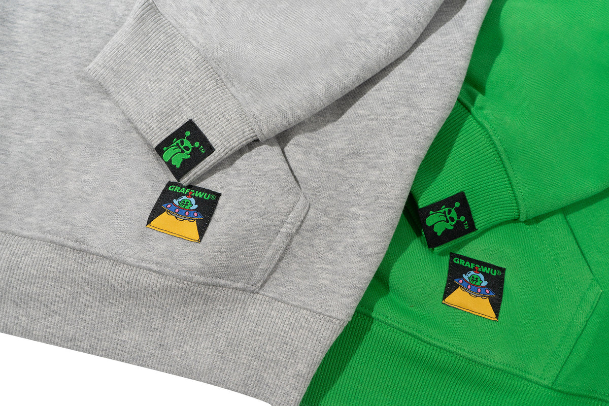 GRAF&WU 12 Alien Ghost Zip-Up Hoodie