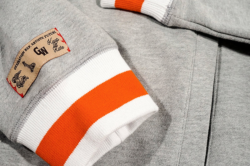 GRAF&WU Embroidered Hoodie - Fleece Pullover Sweatshirt Unisex Streetwear