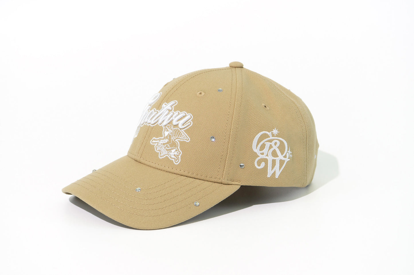 GRAF&WU Rhinestone AK47 Angel Baseball Cap Curved Brim Streetwear Hat