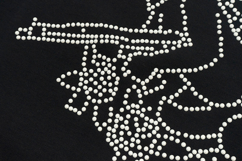 GRAFWU Pearl GW Letter Ak47 Angel T-Shirts