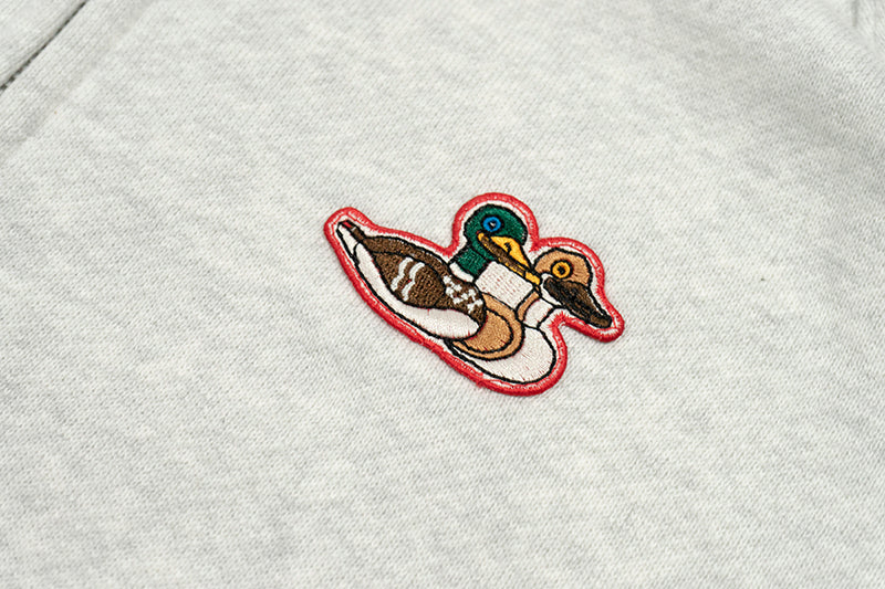 GRAF&WU Wild Duck In Love Fleece Zip-up Hoodie