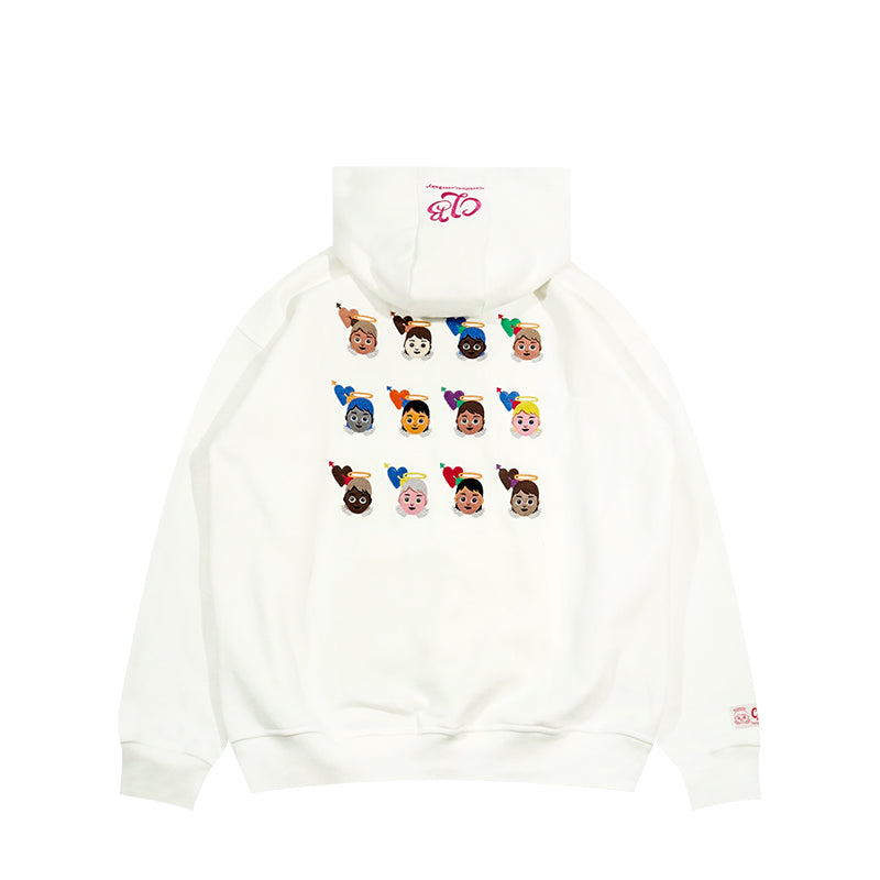 GRAF&WU Certified Lover Baby Embroidered Loose Fleece Hoodie