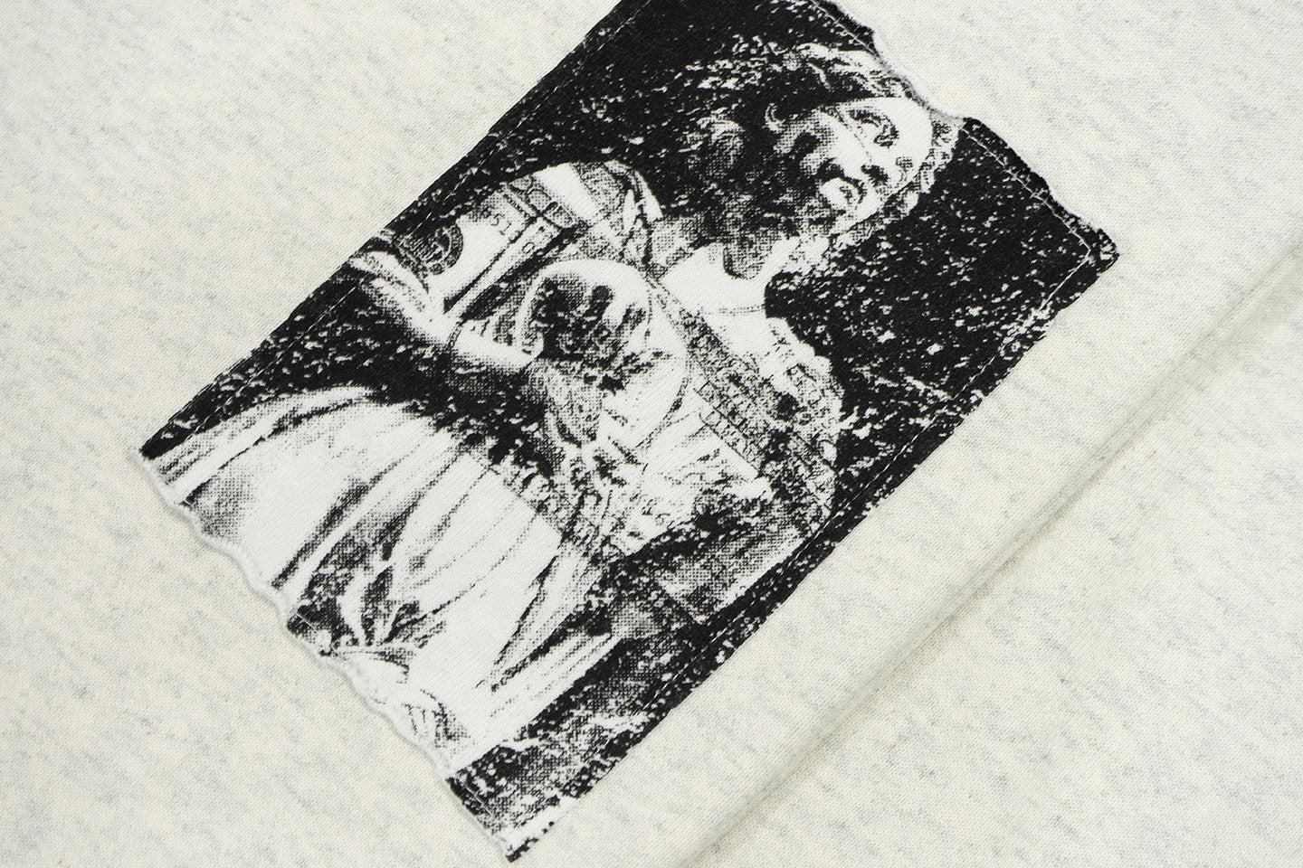 GRAF&WU Vintage Comic Patch Grunge Design Oversize Hip Hop Sweatpants