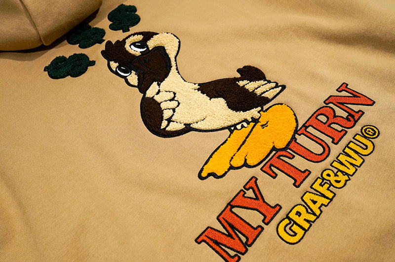 GRAF&WU MyTurn Hunting Series Duck Owl Fleece Hoodie