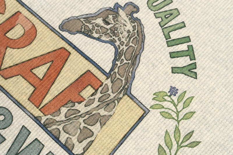 GRAF&WU AK47 Angel Barn Style Printed Cotton Long-Sleeve T-Shirt