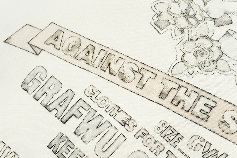 GRAF&WU Vintage AK47 Angel Barn Thick Fleece Zip-up Hoodie