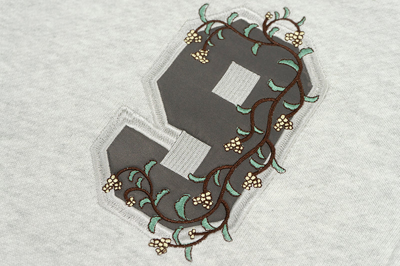 GRAF&WU Blokecore Football Club Floral Angel Fleece Zip-up Hoodie