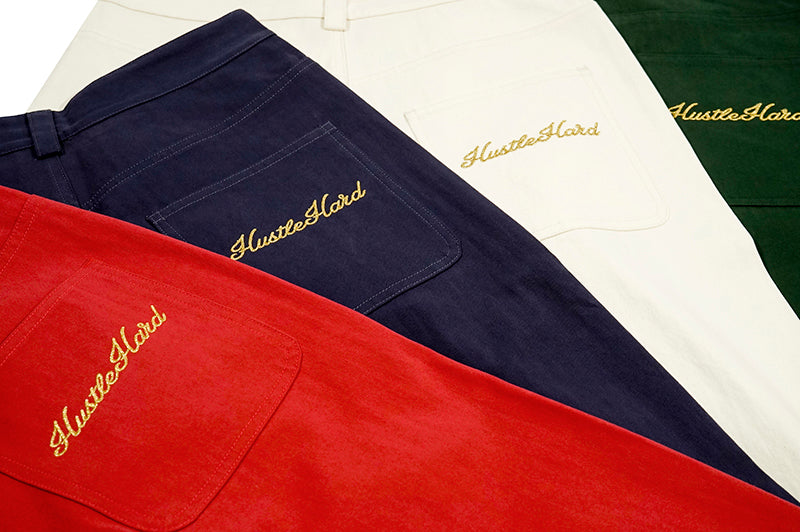 GRAF&WU Brand Letter Logo Embroidered Casual Pants