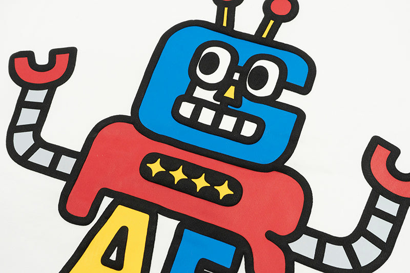 GRAF&WU Robot Pattern design T-shirts