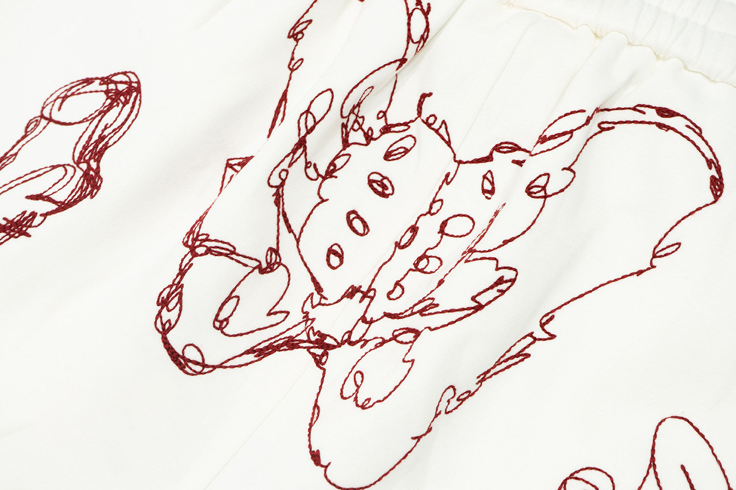 GRAF&WU Skeletal Leg Bone Graphic Print Streetwear Joggers