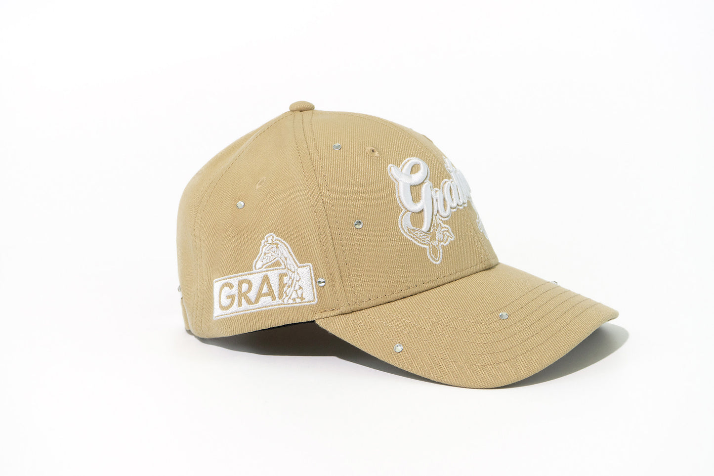 GRAF&WU Rhinestone AK47 Angel Baseball Cap Curved Brim Streetwear Hat