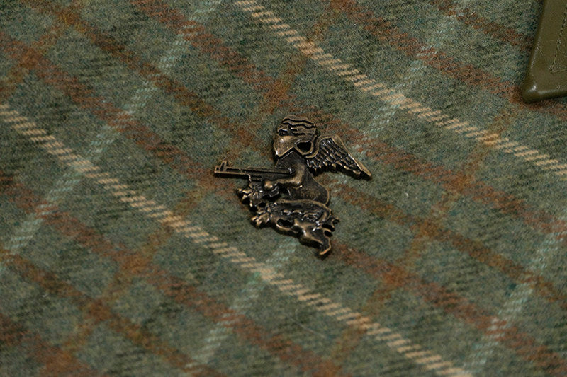 GRAF&WU Leather Collar Luxury Wool Retro Plaid Detroit Jacket