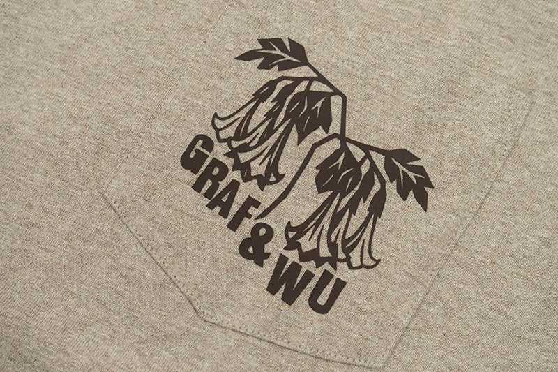 GRAF&WU Jungle Monstera giraffe Fshion Design T-shirt
