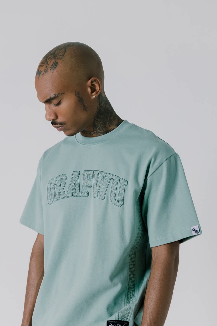 GRAF&WU Brand Letter Fashion Streetwear T-shirt