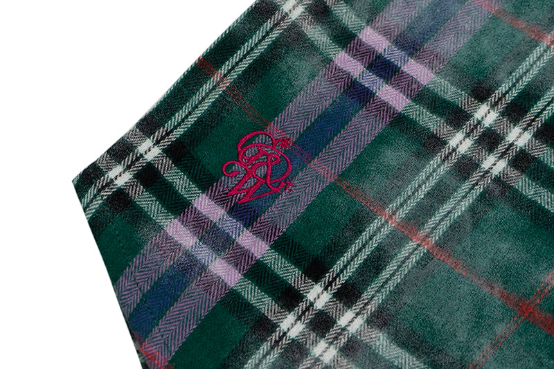 GRAF&WU Plaid Angel Football Embroidery Street Loose Brushed Shirt