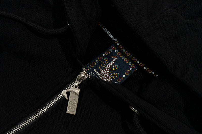 GRAF&WU Lumberjack Streetwear Oversize Zip-up Hoodie