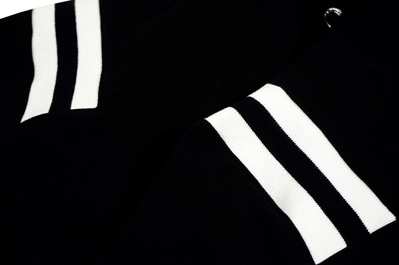 GRAF&WU Embroidered Hoodie - Fleece Pullover Sweatshirt Unisex Streetwear